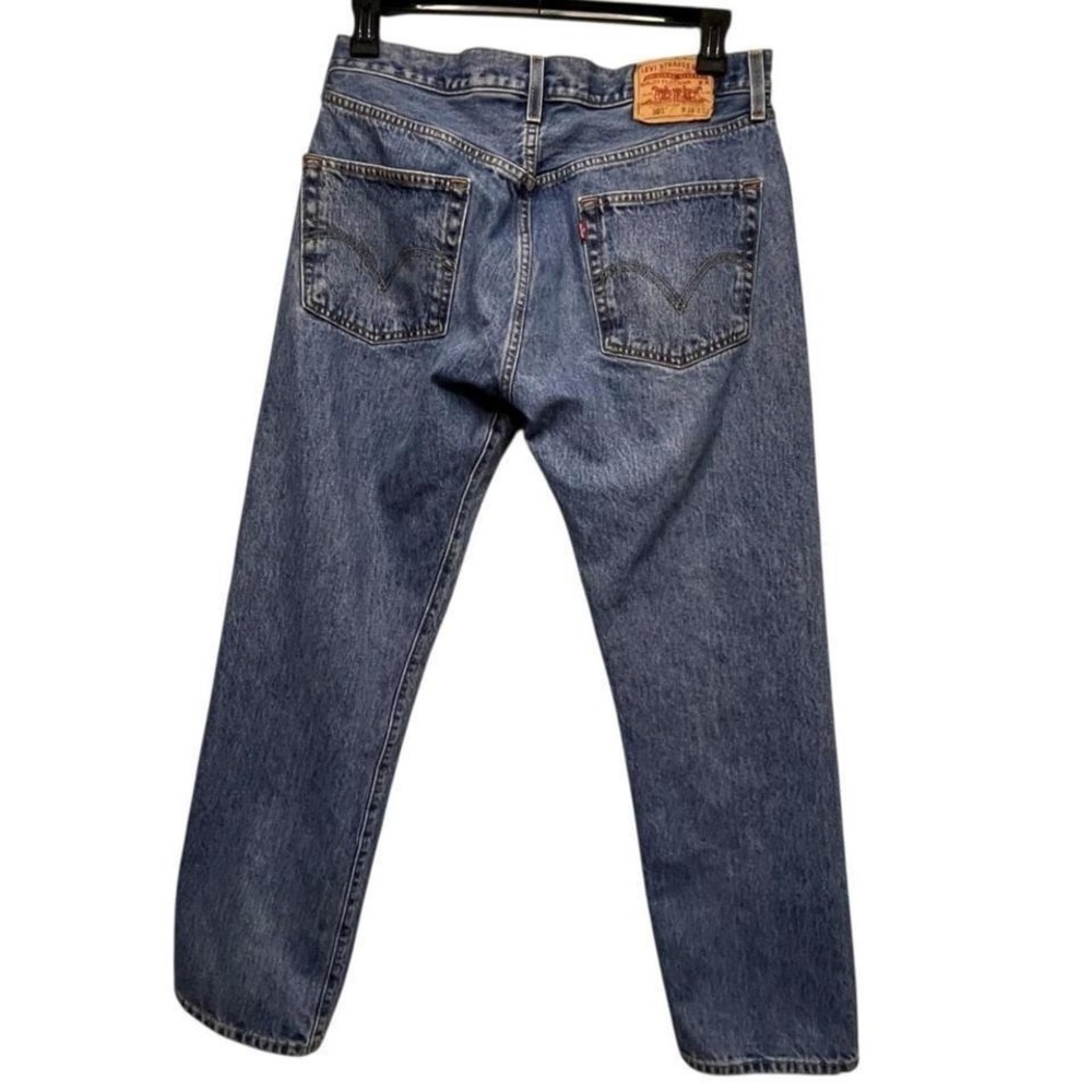 Levis 501 XX Mens Straight Leg Button Fly Jeans Denim W34 L32 Grunge Y2K Street